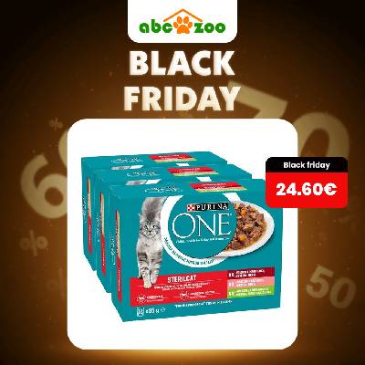 PURINA ONE STERILCAT hovädzie, losos a morka v šťave 36 x 85 g