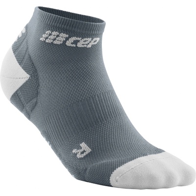 CEP Compression Low Cut Socks Ultralight Grey-Light Grey