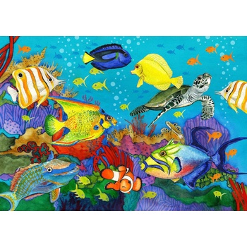 Enjoy - Puzzle Underwater Rainbow - 1 000 piese