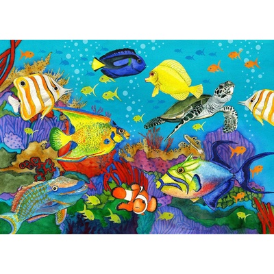 Enjoy - Puzzle Underwater Rainbow - 1 000 piese