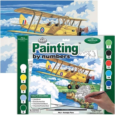 Royal Brush Malování podle čísel Dvouplošník