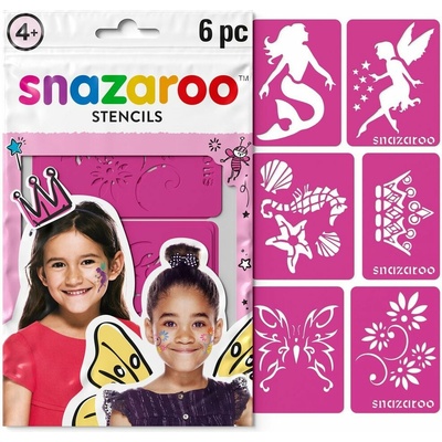 Snazaroo Šablony na obličejové barvy Růžové