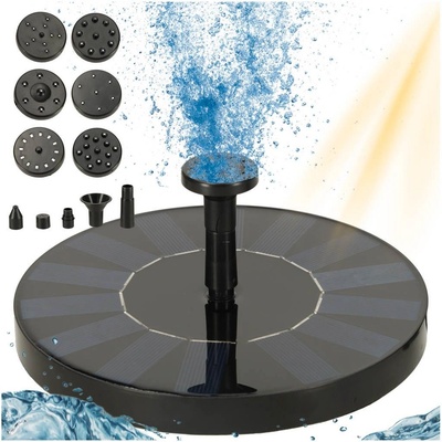 Creative Corner Solární zahradní fontána plovoucí 16 cm