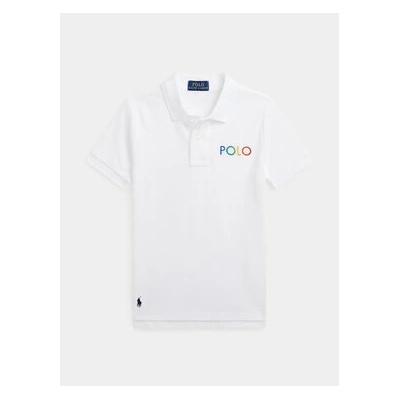 Ralph Lauren Тениска с яка и копчета 322936092001 Бял Regular Fit (322936092001)
