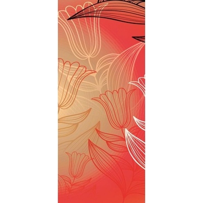 Preinterier DV0099 Fototapeta na stenu Kreslené kvety vlies 91cm x 211cm