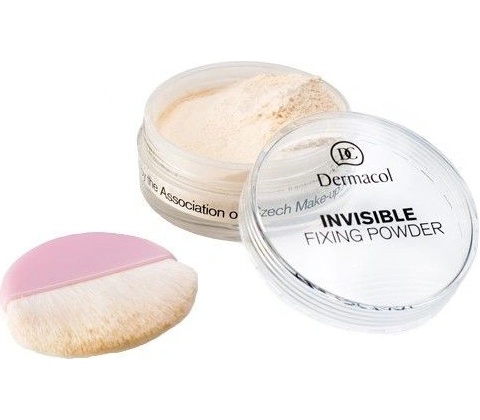 Dermacol Invisible Fixing Powder Transparentní fixační pudr Natural 13,5 g