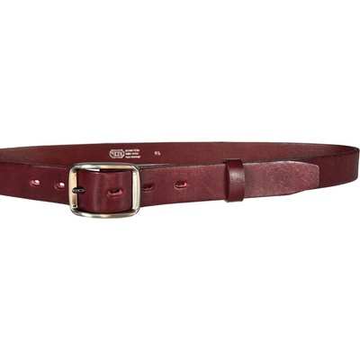 Penny Belts kožený opasek 30-198-95 bordó