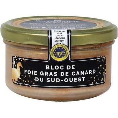 Ducs de Gascogne Kachní Foie Gras z Jihozápadu Francie v bloku sklo 130 g