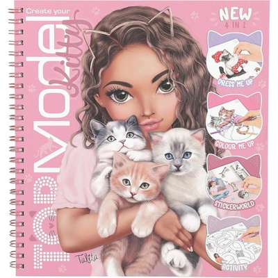 Top model 3503643 Kitty a Talita kreativní omalovánky se samolepkami – Sleviste.cz