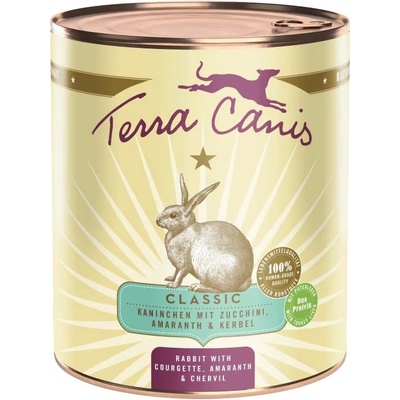 Terra Canis Заек с тиквички, амарант и естрагон 800 г