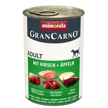 Animonda Grancarno Adult Dog Jeleń + jabłko 400g