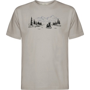 GreenBomb Мъжка тениска GreenBomb Bear River Fusion T-shirt - Sandstone (217-0559-0112)