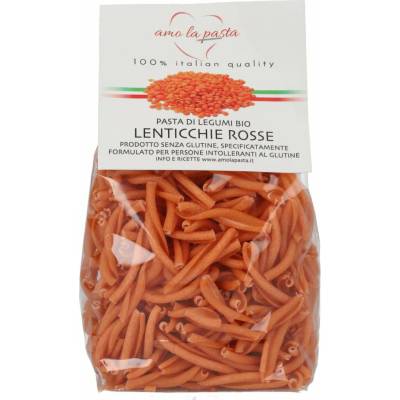 Amo La Pasta Casarecce červená šošovica 250 g