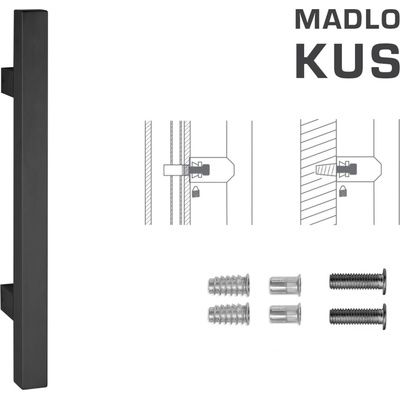 MPkovania FT - MADLO kód K31 25x25 mm SP ks Rozteč madla: 1000 mm, Rozmer profilu madla: 25x25 mm, Dĺžka: 1200 mm