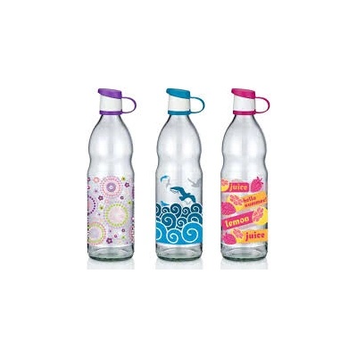 Mercanlar M-151502 / 182043/ 182049 -Стъклена бутилка 1000сс zen (0154202)