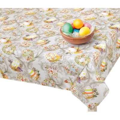 Brotex Velikonoční ubrus vajíčka na šedé 70x70cm