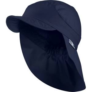 Sterntaler Детска шапка с козирка Sterntaler Kid's Peaked Cap with Neck Protection Uni Cap - Marine - размер 47 cm (904-1902-0711)