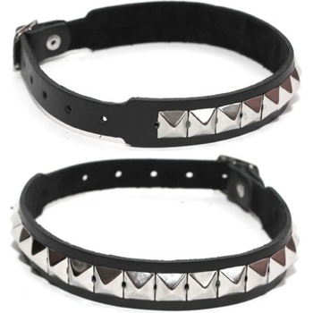 Image 1 of Black & metal огърлица ПИРАМИДИ 1 - bwz-331