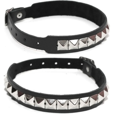 Black & metal огърлица ПИРАМИДИ 1 - bwz-331