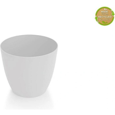 PLASTKON květináč Ella 21 cm bílý