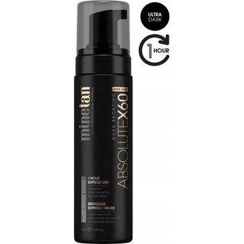 Minetan samoopalovací pěna pro extra tmavé opálení Absolute X60 (Self Tan Foam) 200 ml