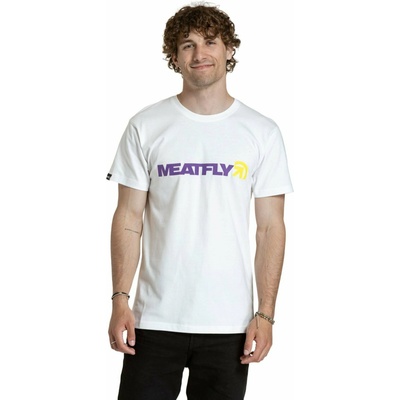 Meatfly мъжка тениска Logex Lilac / White Meatfly | Byal | МЪЖЕ | S