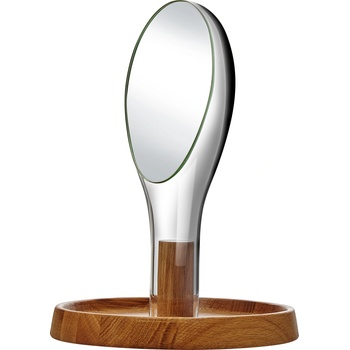 Nude Козметично огледалце Moon с дървена поставка транспарантно (1050430)