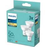 Philips К-кт 3бр. LED крушки Philips GU10/4, 7W/230V 2700K (P4972)