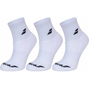 Babolat ponožky quarter 3 páry biela