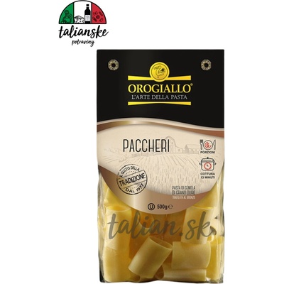 Orogiallo Paccheri 0,5 kg