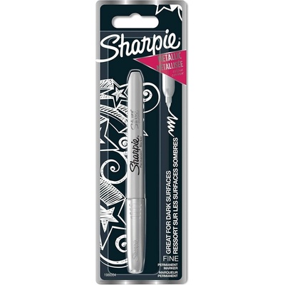 Permanentný popisovač Sharpie Metallic strieborný