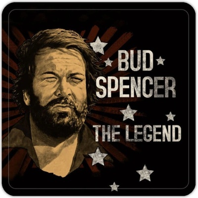 Bud Spencer a Terence Hill Podtácek Bud Spencer The Legend 10x10cm