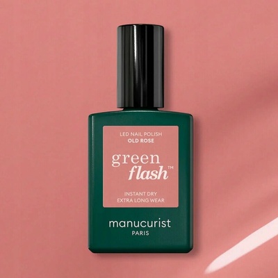 Collistar MANUCURIST_Green Flash LED gelový lak na nehty Old Rose 15ml