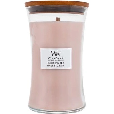 WoodWick Vanilla & Sea Salt 610 g ароматна свещ