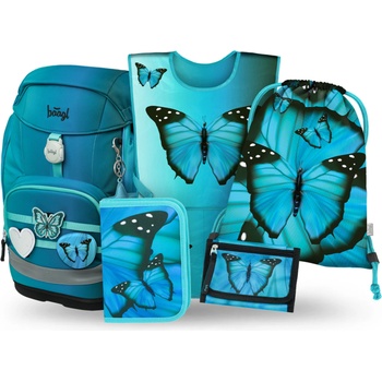 Baagl SET 5 Airy Plus Butterfly: раница, пенал, торба, престилка, портмоне BAAGL | Sin | Момчешки | UNI