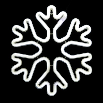 DPM NEO021 - Декоративна неонова LED лампа "снежинка", 300x265 мм (NEO021)