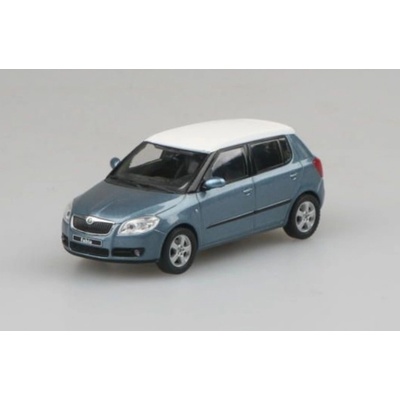 Abrex Škoda Fabia II HB 2006šedá satin 143AB 008CEW 1:43