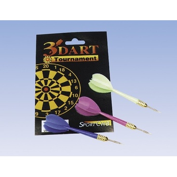 Teddies Házecí šipky s kovovým hrotem 15cm 3 ks