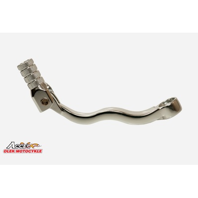 ACCEL páka řazení KTM SXF250 06-12, EXCF250 07-08, EXC250/300 05-16, SX250 05-16, HUSABERG, HUSQVARNA hliníková barva stříbrná