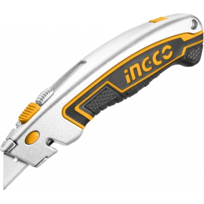 Ingco HUK6128 Nůž pracovní s vyměnitelnou čepelí 19mm 6x čepel