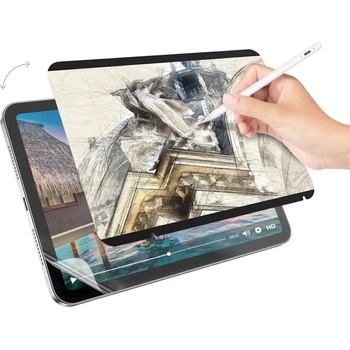 Image 1 of SwitchEasy SwitchPaper Magnetic Screen Protector 2in1 - комплект магнитно покритие (подходящо за рисуване) и защитно покритие за дисплея на iPad mini 6 (2021) (прозрачно)