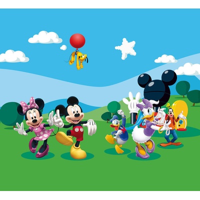 Závěsy foto Mickey a přátelé 180x160cm FCS XL 4307