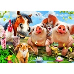 Bluebird Puzzle - Puzzle Petting Farm - 500 piese