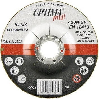 Optima Brusný kotouč 125 x 6,5 mm IA12565