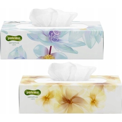 Paloma Sensitive Vreckovky papierové 3-vrstvové box 80 ks