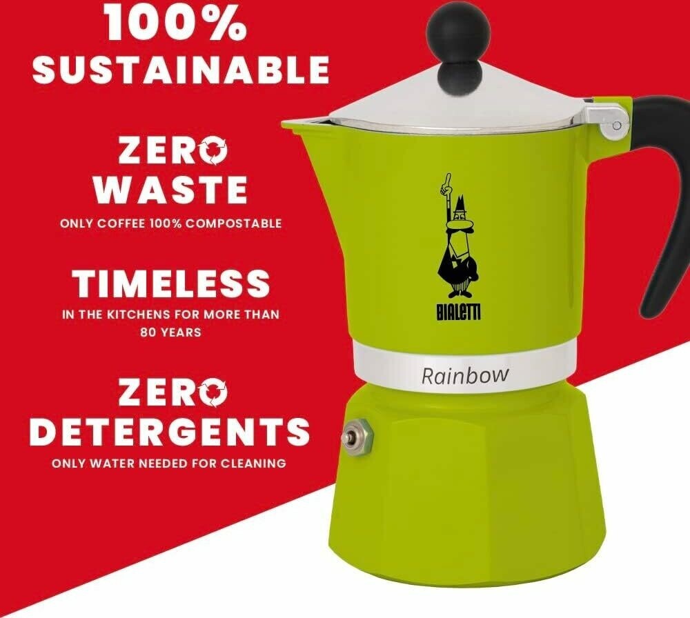 Bialetti Rainbow 3 zelená