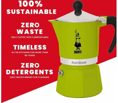 Bialetti Rainbow 3 zelená