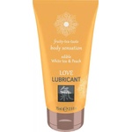 Shiatsu Love Lubricant Edible White Tea & Peach 75ml