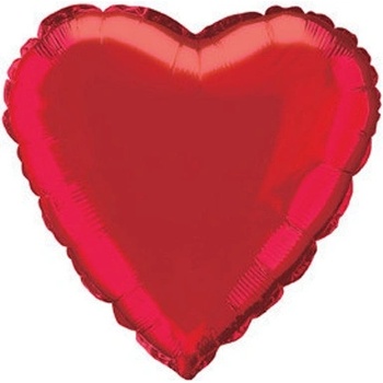 balonek srdce červené 47cm