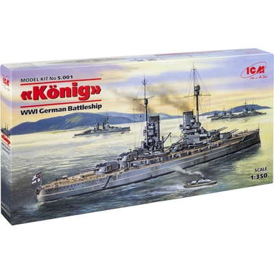 ICM König WWI German battleship 1:350
